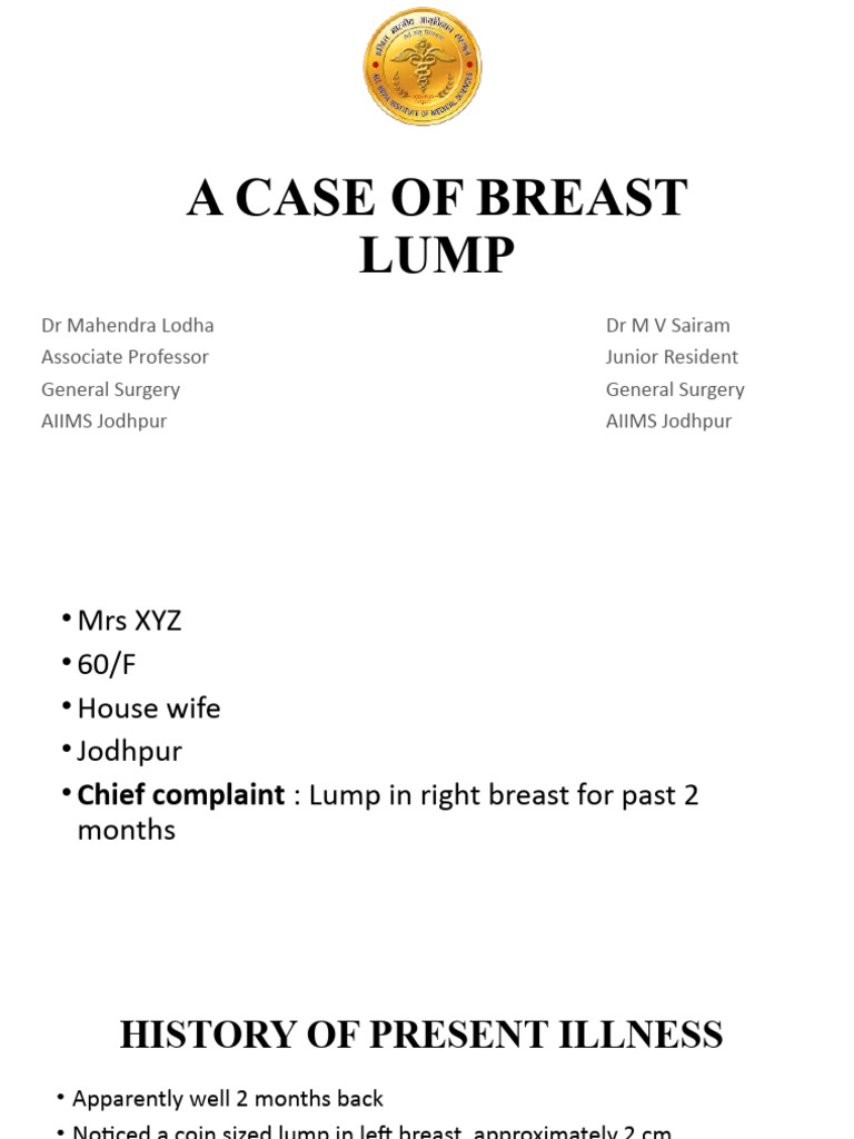 Breast CA Presentation 16 10 2020 | PDF | Breast Cancer | Diseases And ...