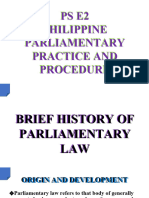 Brief History of Parliamentary Law