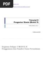 Download Tutorial 8 Pengbis 06-11-11 by widita_rarasati SN71685475 doc pdf