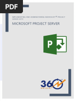 Implementing and Administering Microsoft Project Server 2019 Training