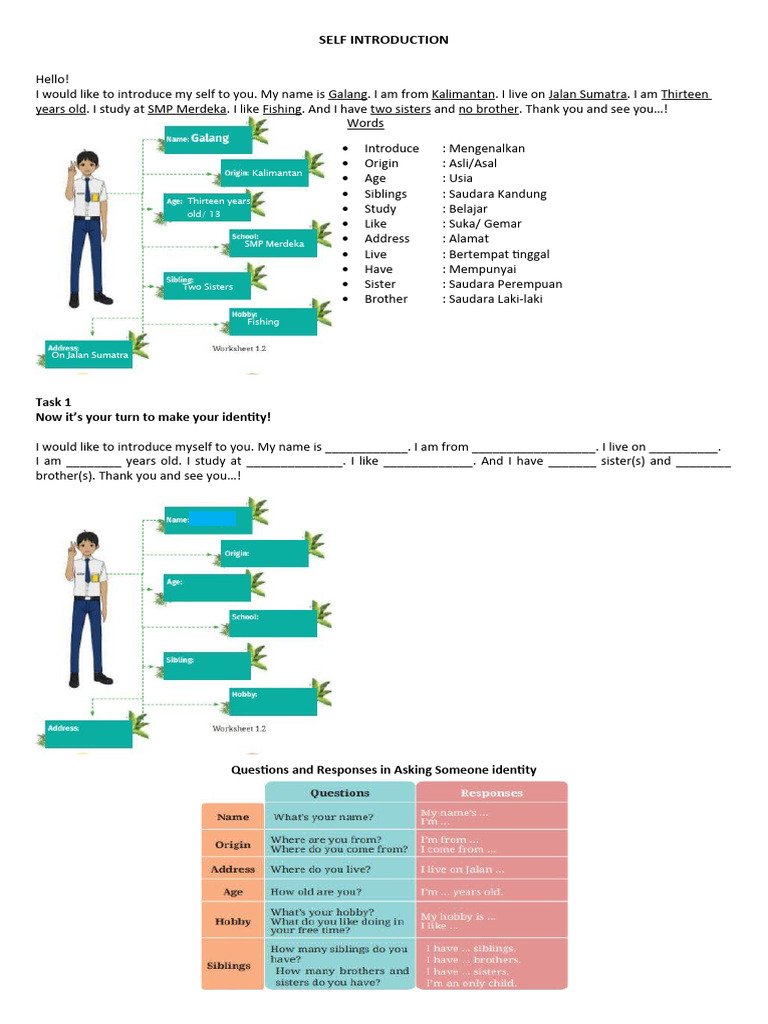 LK - Self Introduction | PDF