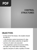 Control Structures