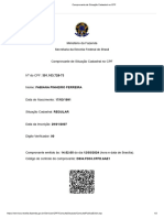 Comprovante de Situação Cadastral No CPF