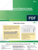 Instrumen Survei Kepuasan Customer PKM