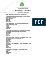 Institutional Assessment - Perform Nursery Operation ACP NC II