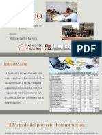 Sesión 1 - Curso de Metrados Arq. William Castro B.