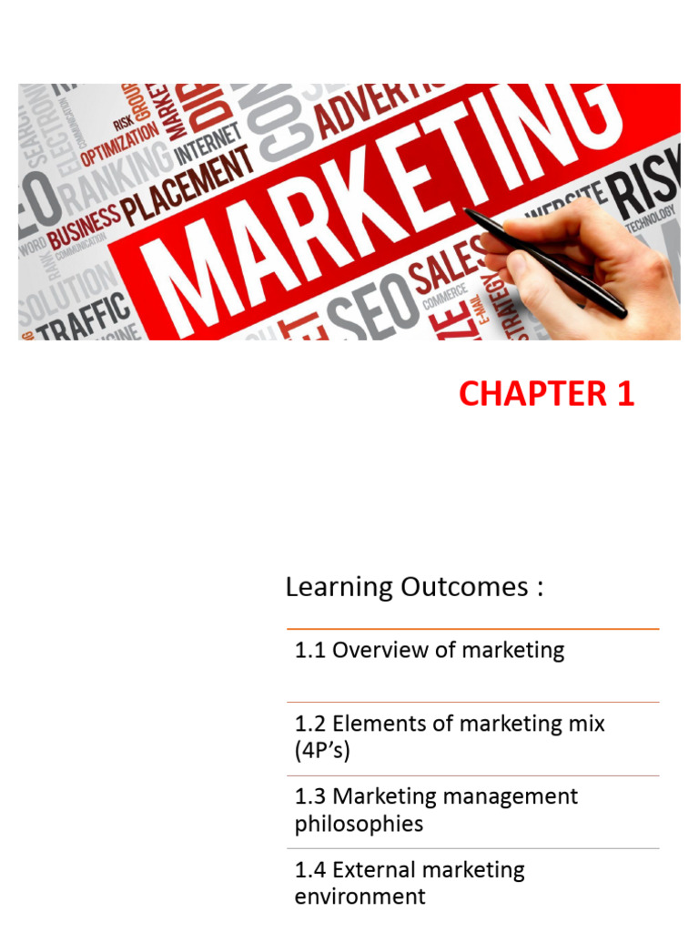 Marketing Overview and Key Concepts | PDF | Marketing | Inflation