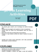 5e's in Learning Activities