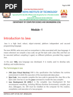 Module 1 Java Notes