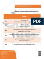 PROGRAMME DE FORMATION Accréditation Des Laboratoires D'étalonnage Et D'essai