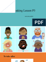 Speaking Lesson P3