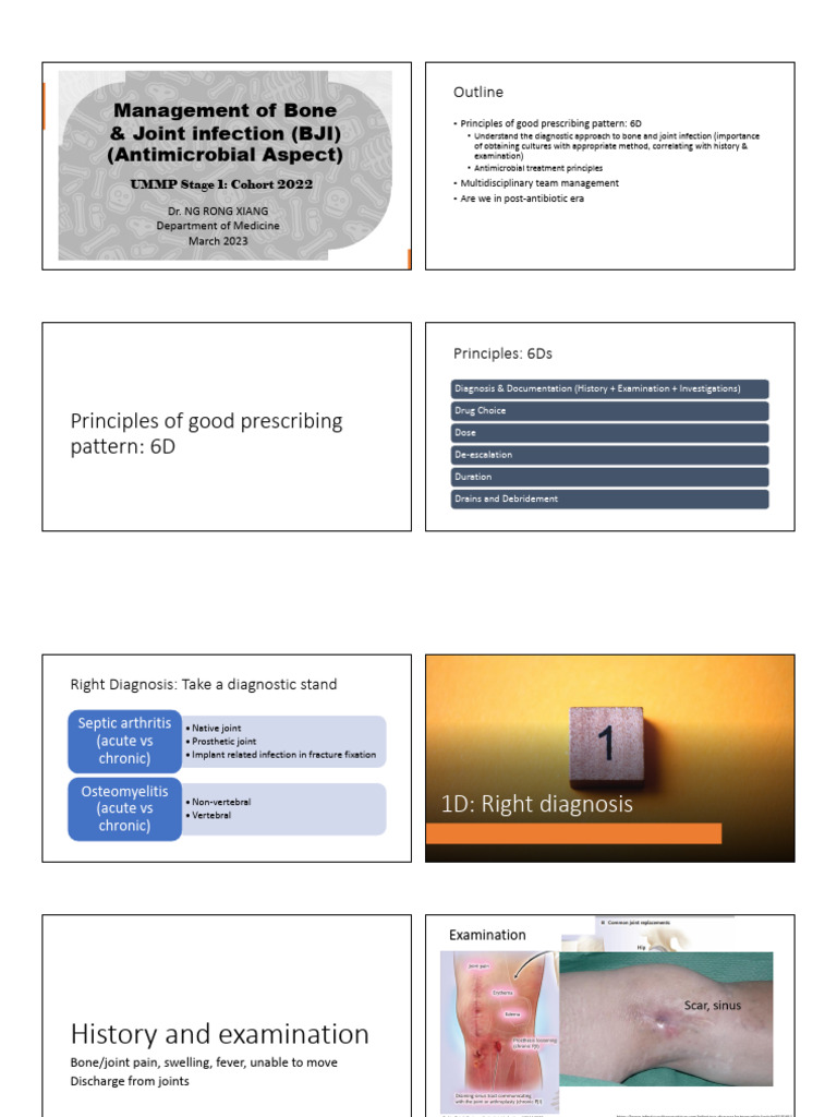 2024 - Bone and Joint Infection (DR NG RX) | PDF | Antimicrobial ...