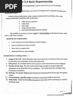 Basic Ropemanship Training Guide | PDF | Knot | Rope