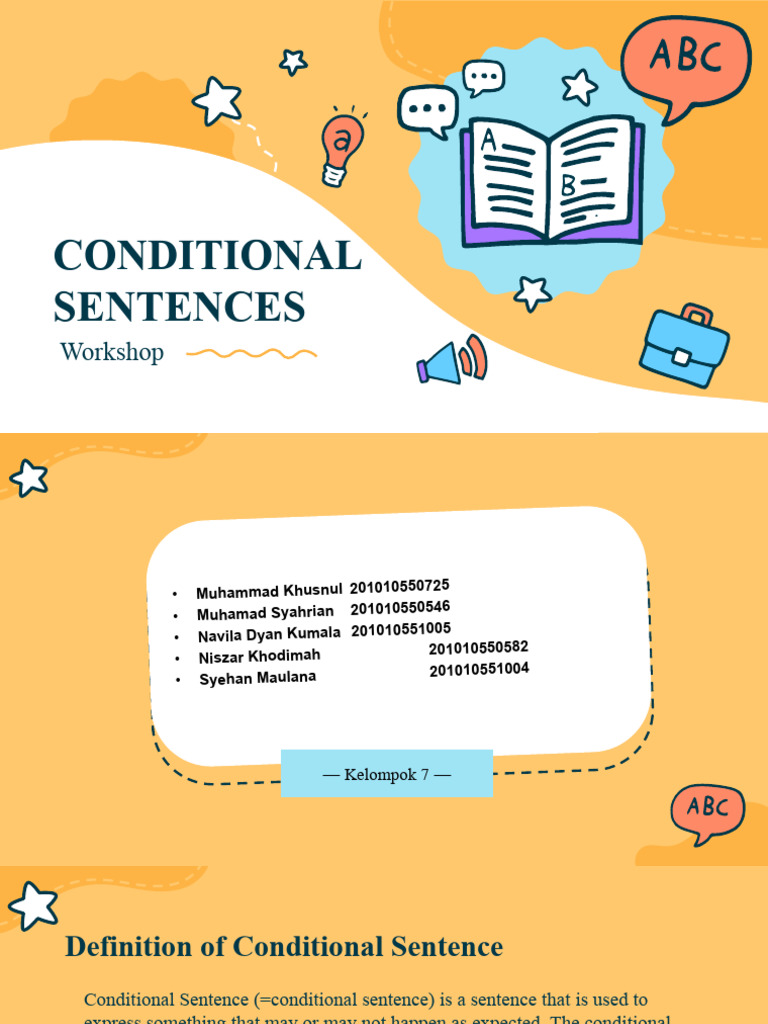 Understanding Conditional Sentences | PDF | Sentence (Linguistics ...