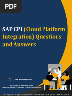 SAP CPI Questions and Answers - Ambikeya