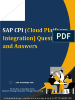 SAP CPI Questions and Answers - Ambikeya