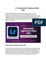 Lightroom Mod Apk