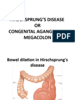 Hirschsprung'S Disease OR Congenital Aganglionic Megacolon
