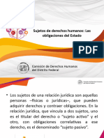 1.3 Sujetos de Derechos Humanos - Las Obligaciones Del Estado