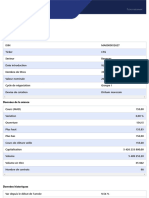 Fiche Instrument - Bourse de Casablanca