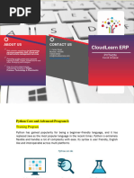 PYTHON Core & Advanced Course Content - Cloud Learn ERP