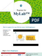 MyLab Registration Instructions Fall 2022