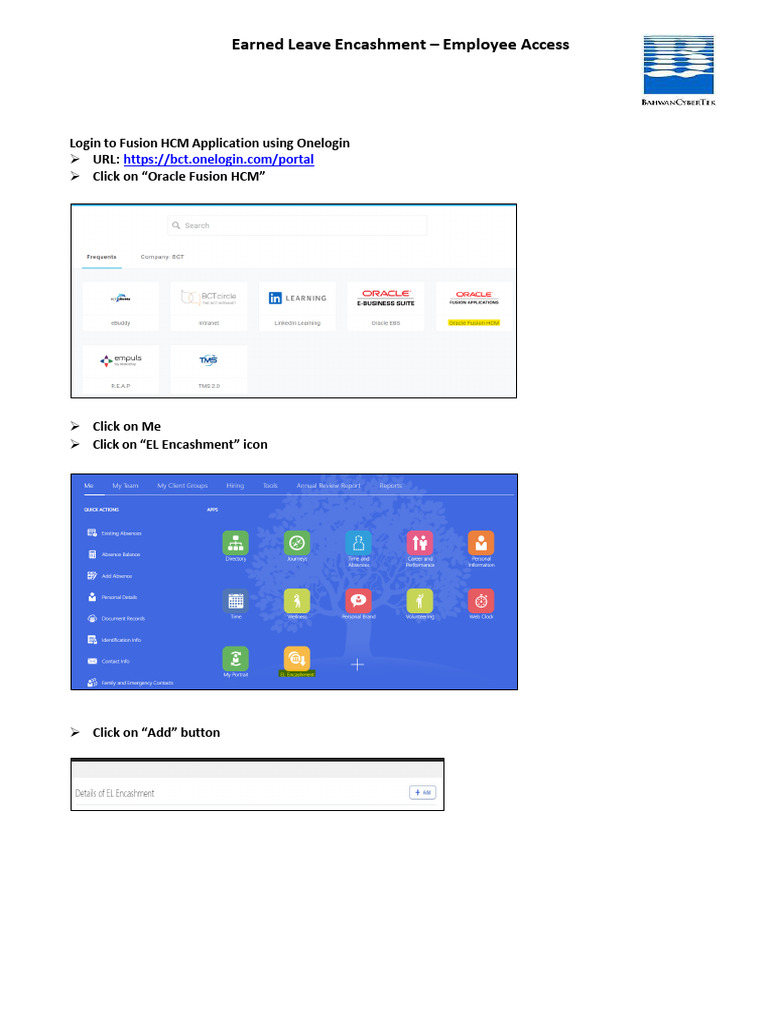 2024 User Manual for EL Leave Encashment PDF