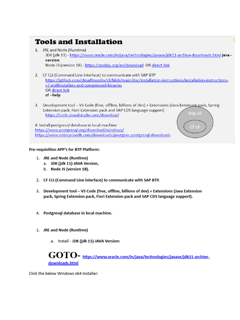 BTP Platform Setup Guide | PDF | Java (Programming Language) | Java ...