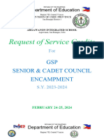 Title Cover For GSP Service Credit Request 1