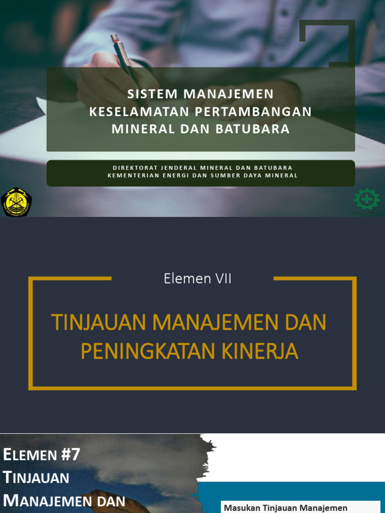 Present - IMP - SMKP - Elemen VII Tinjauan Manajemen Dan Peningkatan ...