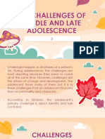 5 - The Challenges of Middle and Late Adolescence
