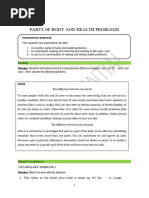 English For Nursing Topic 6 Parts of Body and Health Problems