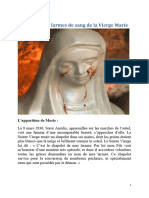 Chapelet Des Larmes de Sang de La Vierge Marie