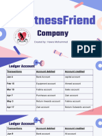 Accounting Project - The Double Entry + Balancing Off + Trial Balance - Hawra Mohammed