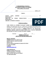 Draft Notice of Appeal Esther Wangari 1