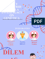 Ética y Bioseguridad en La Investigación Genética