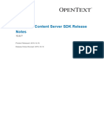 OpenText Content Server SDK 10.5.7 Release Notes