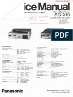 Panasonix SG-X10 Manual