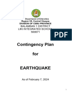Liki Is DRRM Conplan2024 Earthquake