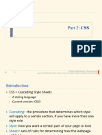 Part 2: CSS: AC2070: Web Design & Programming