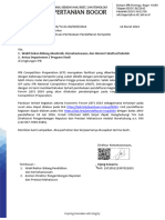IPB Letter - Pemberitahuan (Penting) Pemberitahuan Pembukaan Pendaftaran Kompetisi JEF - InCP