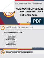 Common Findings and Recom - Vertical