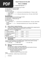 Introduction To Dev C For VIII 8th Class 2023 (Final 2nd Semester)