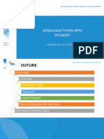 Sosialisasi Thesis Apps - Student