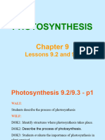 Biology Lessons 9.2 and 9.3
