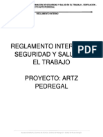 Reglamento Interno Artz Pedregal