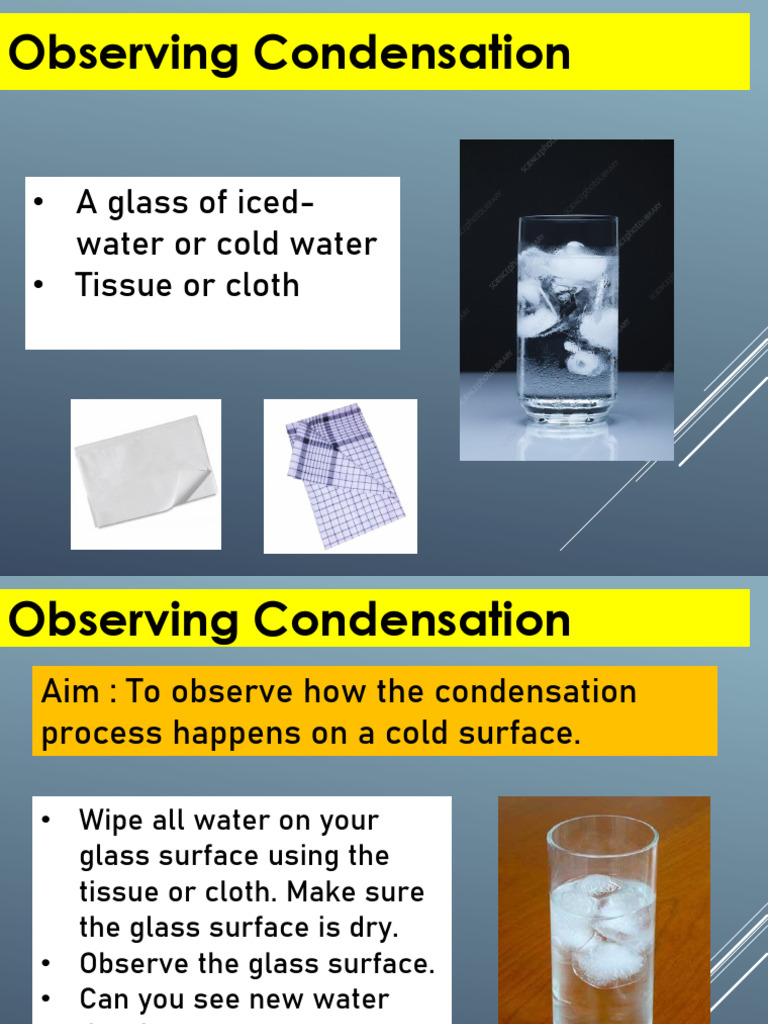 Understanding Condensation Process | PDF | Science & Mathematics