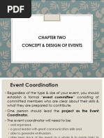 Event Management Chapter 2 & 3