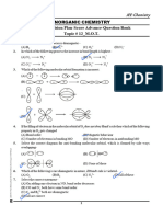 Inorganic Chemistry Guided Revision Plan-Score Advance-Question Bank Topic # 12 - M.O.T