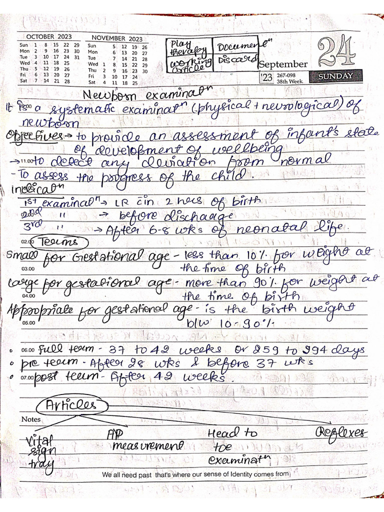 neonatal examination | PDF